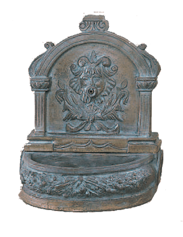 Romana Table Top Cast Stone Outdoor Garden Fountain With Spout Fountain Tuscan